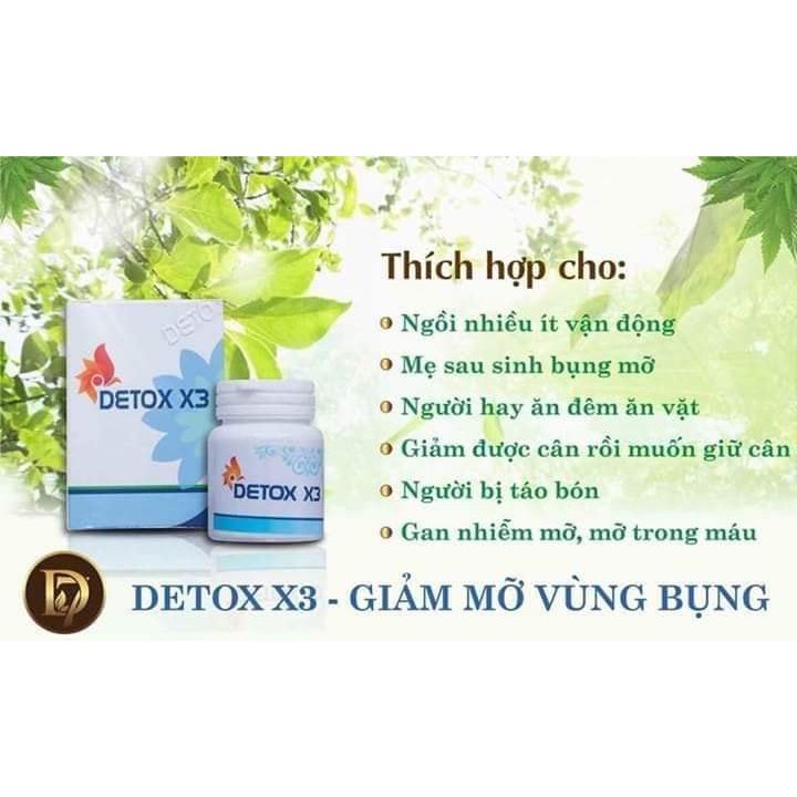 1 hộp detox x3 hàng chính hãng từ công ty