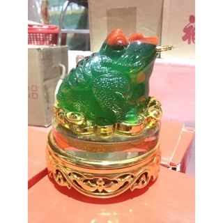 Cóc thần tài, tỳ hưu phong thuỷ đế kính xoay 360 độ để ban thần tài