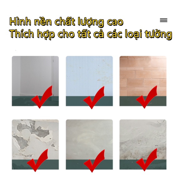 Miếng dán tường nhiều họa tiết dễ thương  dùng trang trí nội thất | BigBuy360 - bigbuy360.vn