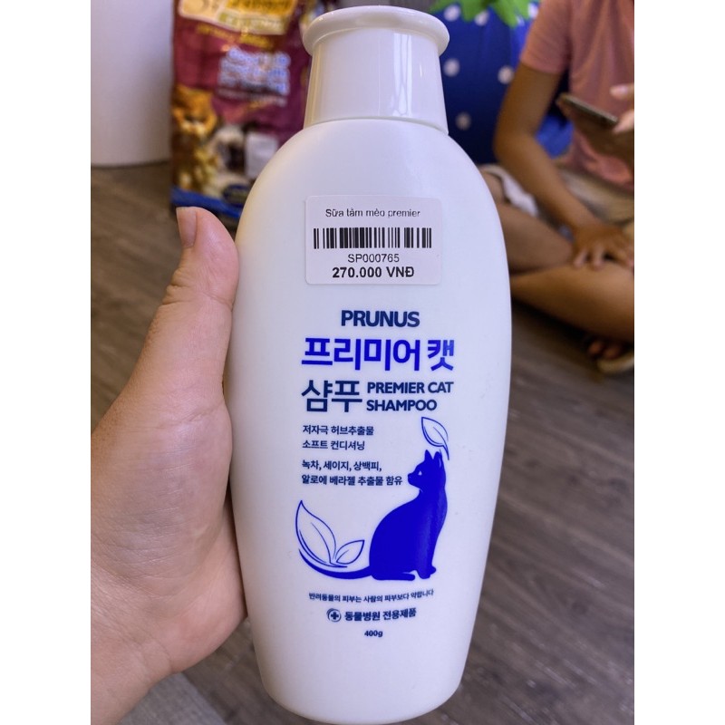 SỮA TẮM PRUNUS CHO MÈO CAO CẤP 400GR