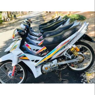 Tem rời xe Sirius trắng mẫu