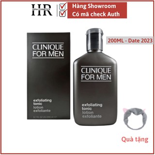 TEM CHÍNH HÃNG_Nước Thanh Tẩy Clinique Cho Nam Da Thường Đến Khô 200ml Exfoliating Tonic For Men