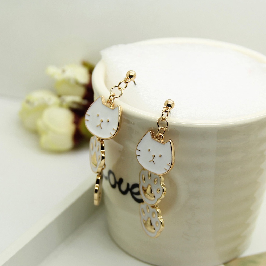 Bông Tai Hình Xương Cá Bằng Thép Không Gỉ Cho Nữ