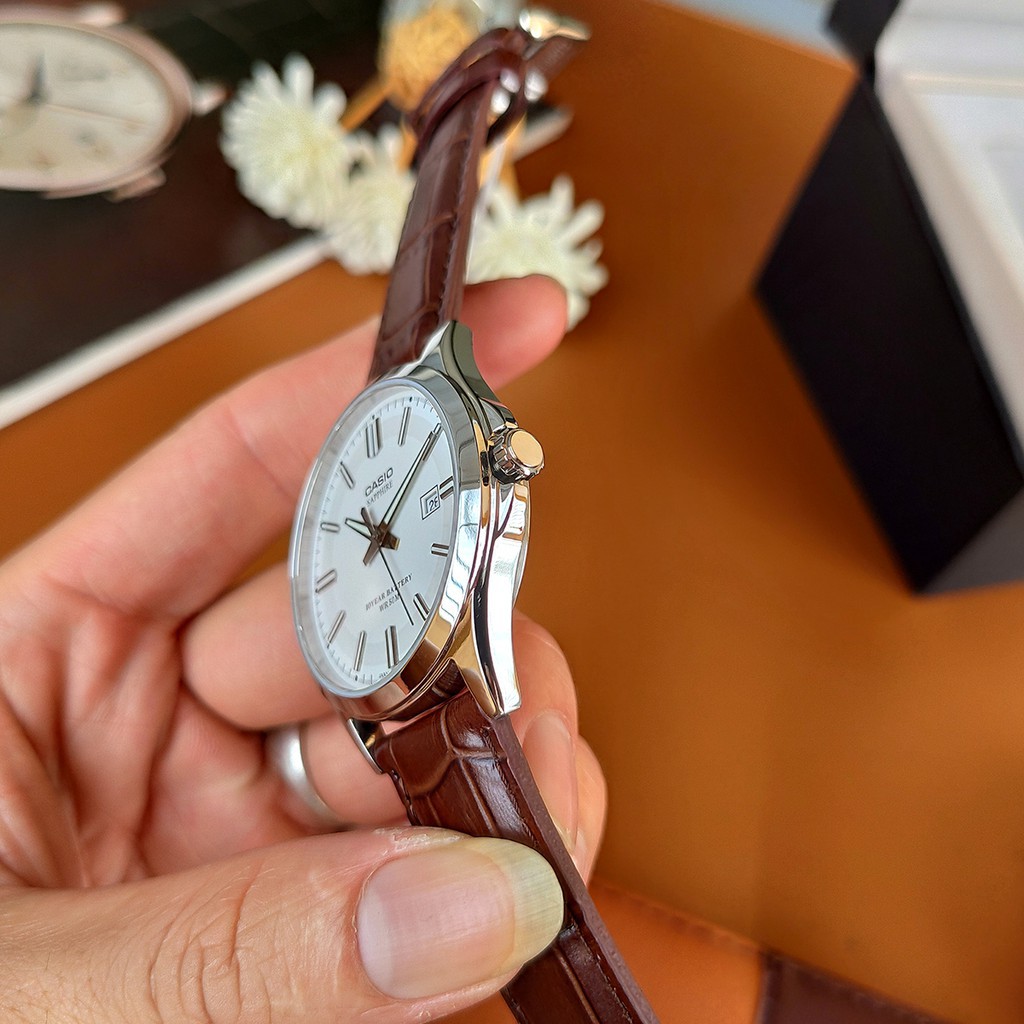 Đồng hồ nam Casio 💖𝐅𝐑𝐄𝐄𝐒𝐇𝐈𝐏💖 Đồng hồ CASIO MTS-100L-7AVDF Mặt kính sapphire | BigBuy360 - bigbuy360.vn