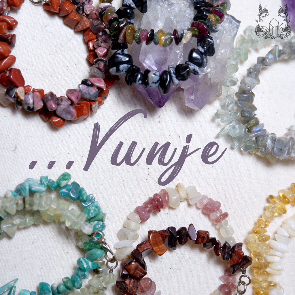 NGŨ SẮC - inbox size tay  - Vòng tay vụn bóng handmade