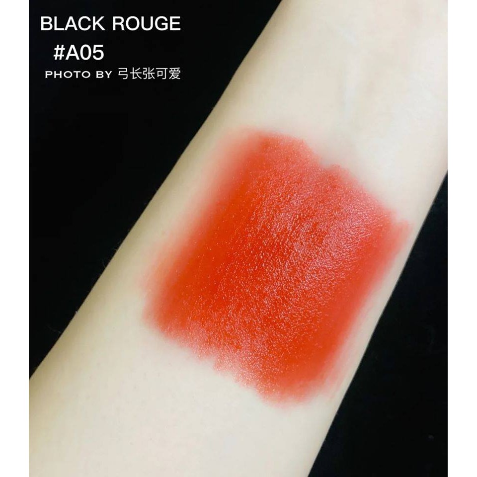 Son Kem Lì Black Rouge Màu A05 - Đỏ cam ấm