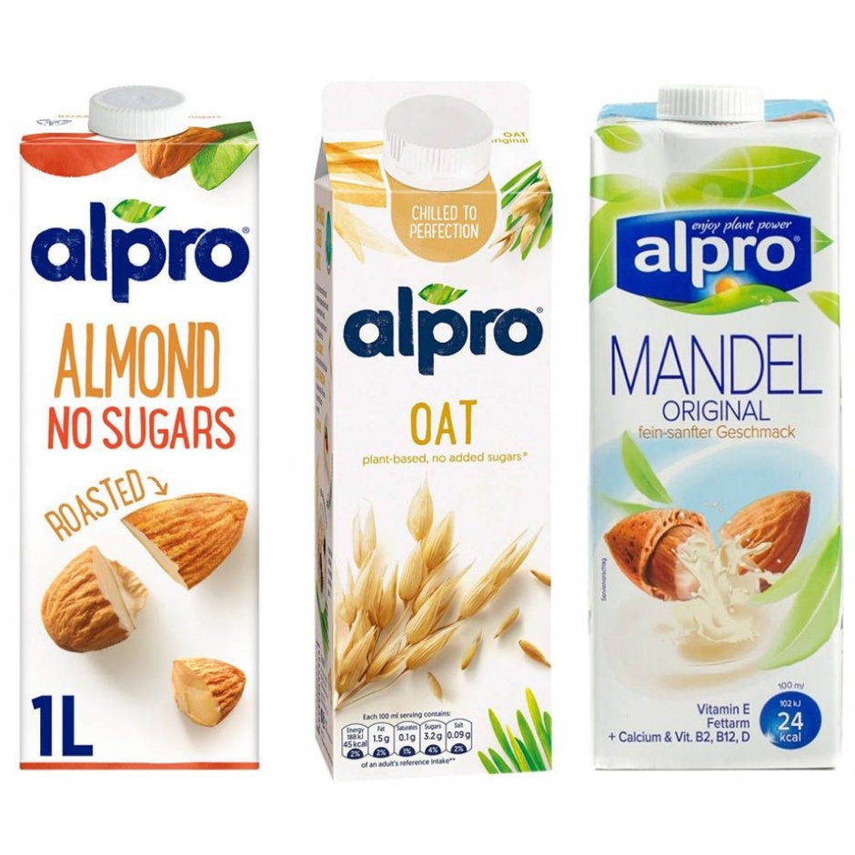 Sữa hạnh nhân yến mạch hạnh nhân không đường bổ sung dinh dưỡng alpro hộp - ảnh sản phẩm 1