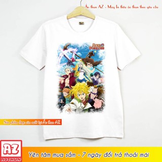 SALE- Áo thun Anime Thất hình đại tội Cuồng Long Meliodas - Có size trẻ em M2804 - áo cực chất