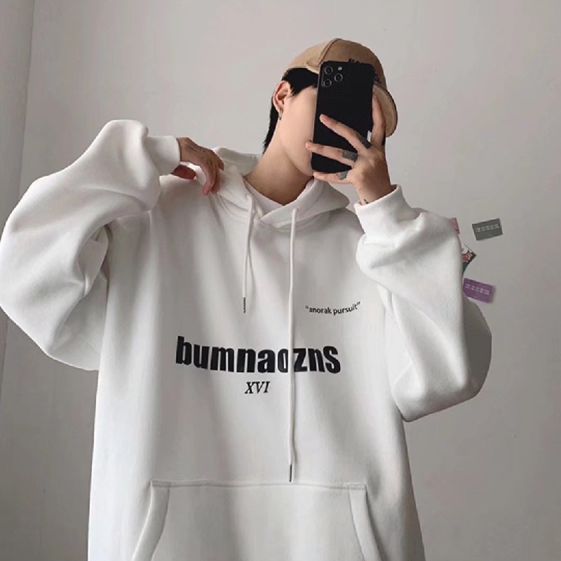 Áo hoodie Thể Thao Dáng Rộng Thoải Mái In Chữ Phong Cách Hàn Quốc Thời Trang Cho Nam Và Nữ Size M-5XL