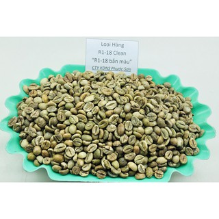 Cà Phê Nhân Chưa Rang Xay R1-18 Clean (10KG) - Nông Sản Sạch Lâm Đồng