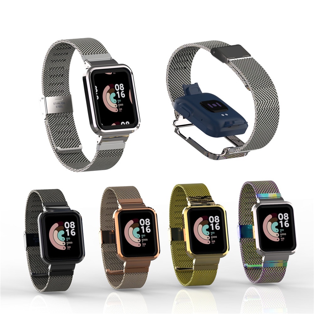 Dây Đeo Inox Milanese Cho Đồng Hồ Thông Minh Xiaomi Mi Watch Lite / Redmi Watch 3 2 Lite / Poco Watch