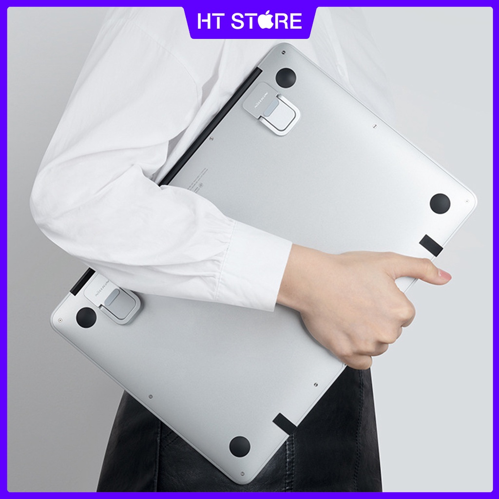 Giá đỡ Laptop di động Nillkin chính hãng hỗ trợ tản nhiệt hiệu quả, kê Laptop Macbook tiện lợi siêu mỏng dạng Kickfl