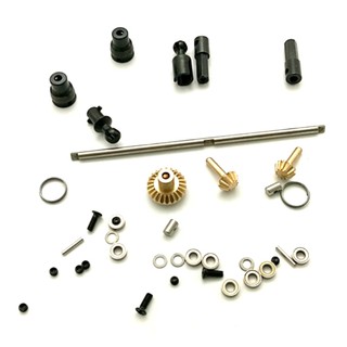 Bộ phụ kiện kim loại nâng cấp cầu giữa của xe RC WPL 6x6 tỉ lệ 1:16
