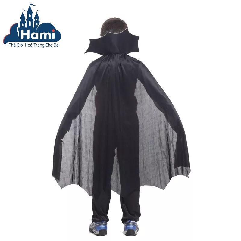 HM1090 Set Trang Phục Hóa Trang Ma Cà Rồng 038 Cho Bé Trai Kèm Áo Choàng