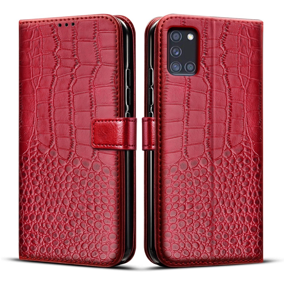 Ốp Lưng Điện Thoại Dạng Ví Da Lật Dành Cho Samsung Galaxy A31 Samsug A 31 Galaxy A31