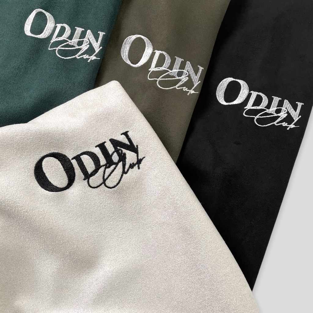 Áo Hoodie Oversize Da Lộn ODIN CLUB Suede, Áo hoodie nam nữ form rộng, Local Brand ODIN CLUB