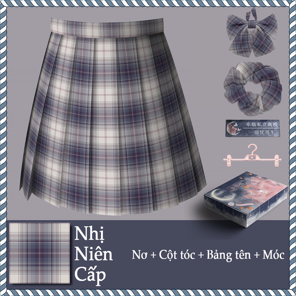 [Đông Lâm Xã] Nhị Niên Cấp – Chân váy xếp ly đồng phục Seifuku/JK