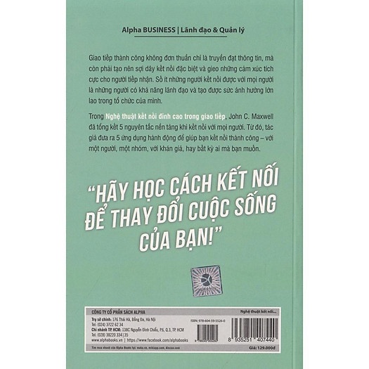 Sách - Nghệ Thuật Kết Nối Đỉnh Cao Trong Giao Tiếp (John Maxwell)