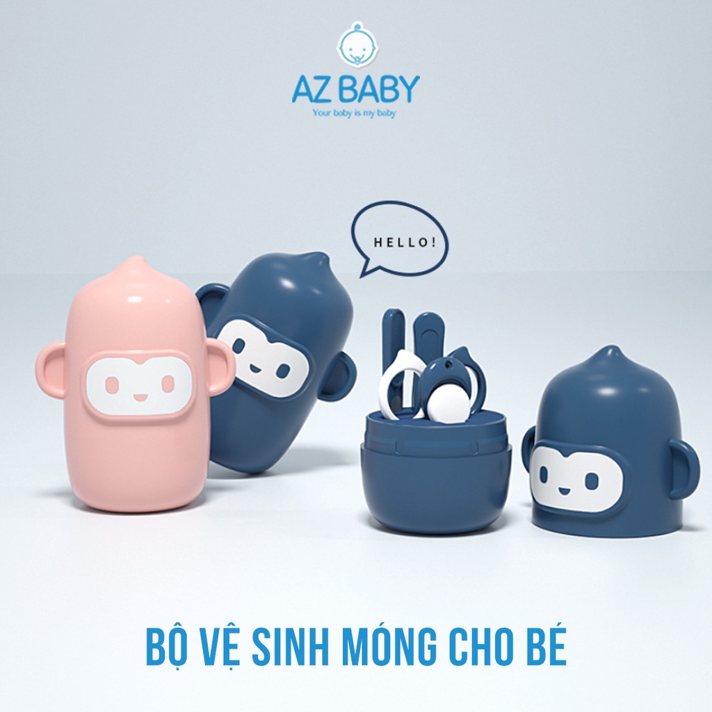 Bộ Cắt Móng Tay Đa Năng 4 Chi Tiết Cho Bé AZ Baby - CSCTB002