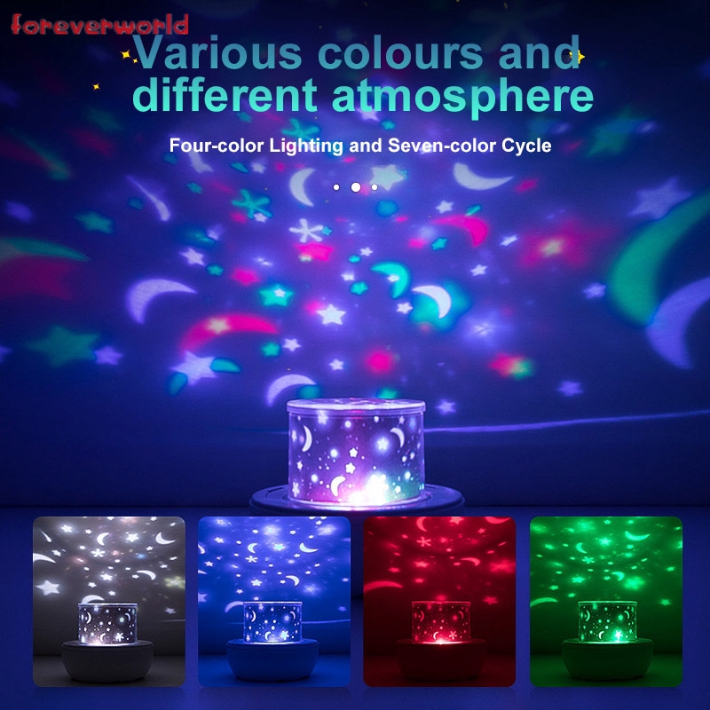 Đèn Ngủ Xoay 360 Độ Hình Bầu Trời Sao Lãng Mạn | BigBuy360 - bigbuy360.vn