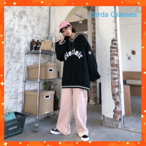 ÁO SWEATER NỈ BLACKAIR CỔ V VIỀN CỔ UNISEX VÀNG XANH ĐEN - ÁO NỈ TÀU BLACK AIR NAM NỮ ULZZANG THU ĐÔNG 2020