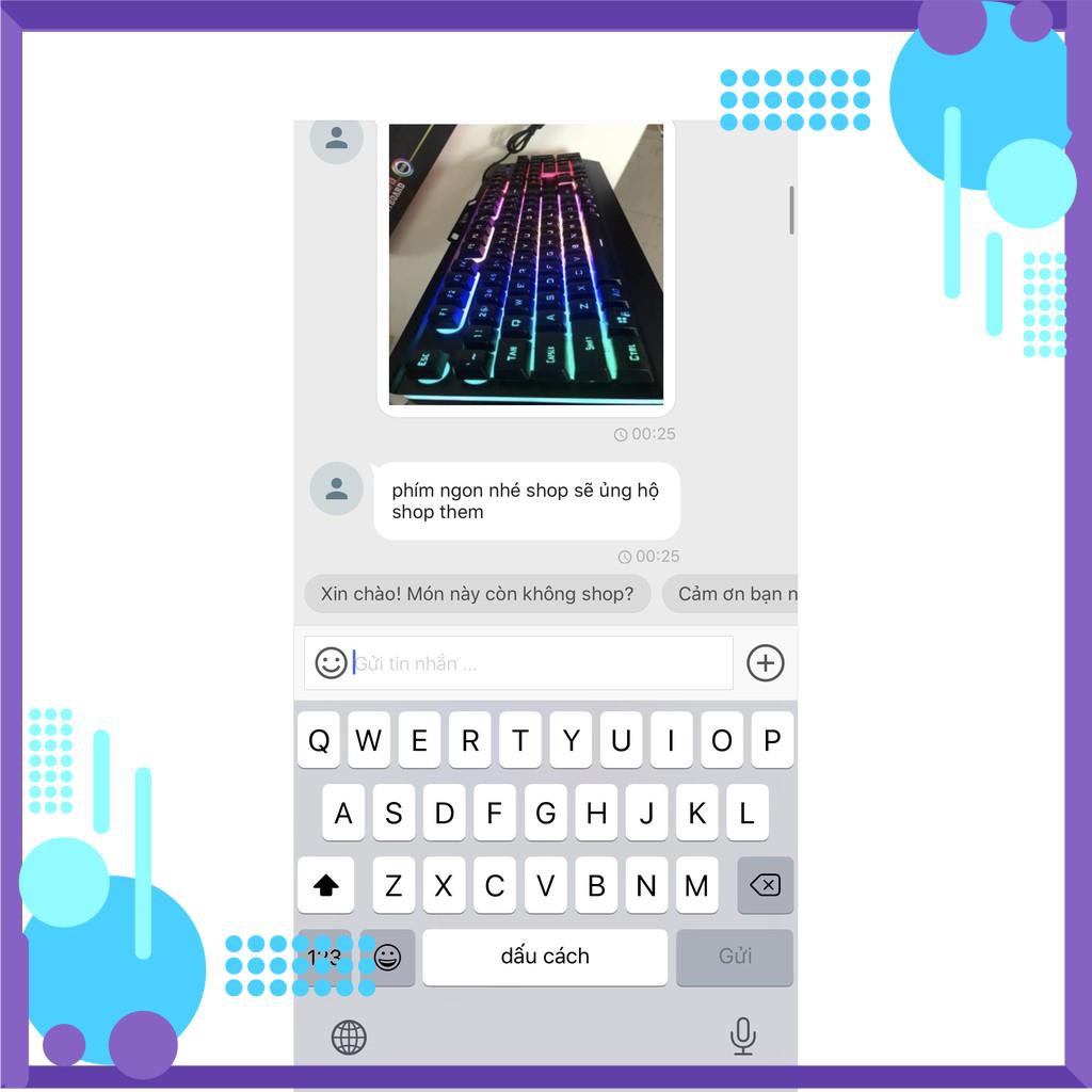 Bàn phím Dareu LK145 Gaming - Cổng Usb - Màu đen - Chính hãng - BH 24 tháng