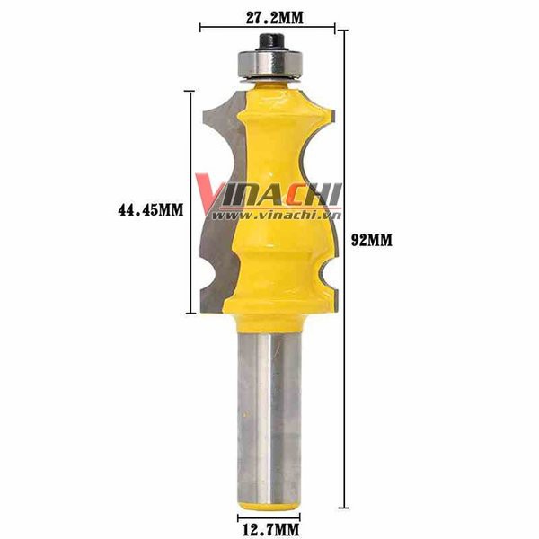 Mũi soi phào chỉ , mũi phay làm cho tủ , giường , bàn ghế , đồ nội thất gỗ.  - làm cho phôi 44mm