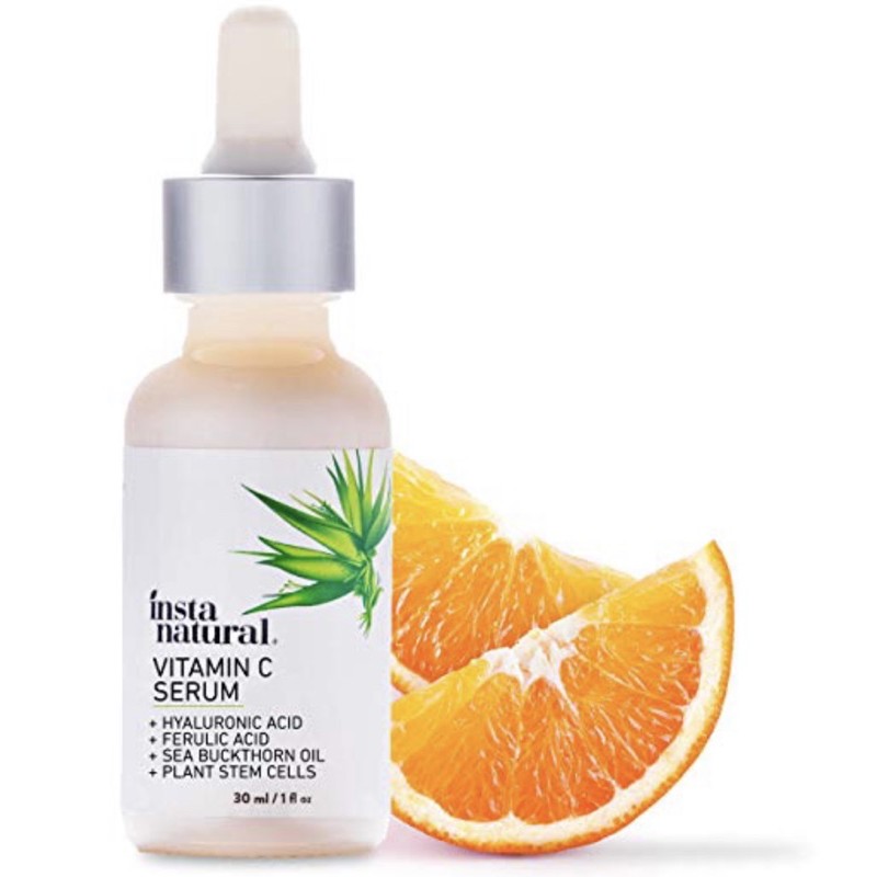 Serum trắng da InstaNatural Vitamin C Hyaluronic acid HA 25% 30ml