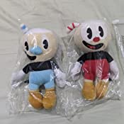 Đồ Chơi Nhồi Bông Hình Cuphead 9.8 Inch,Cuphead Mugman Plush 9,8 " Đồ chơi nhồi bông mềm cho trẻ em,Phiêu lưu Cuphead