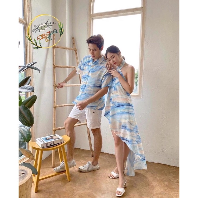 ⛱ Set áo váy kate lụa mềm in họa tiết đi biển đẹp 🤩