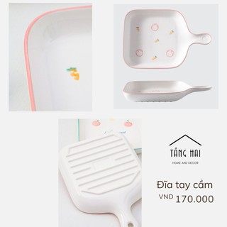Set Chén Đĩa Gốm Thỏ Cà Rốt