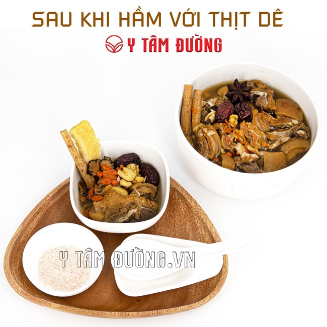 Thang hầm thịt dê, bò - Gói gia vị hầm đuôi bò, ngọc dương