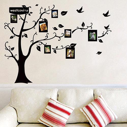Đề can dán tường hình cây khung hình