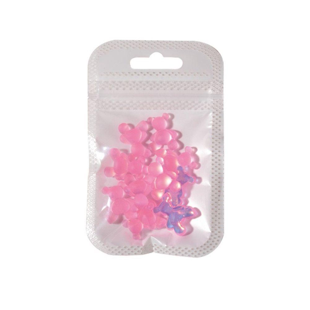 OCEANMAP Màu Sắc Phụ Kiện Trang Trí Móng Tay Dạ Quang Thay Đổi Màu Sắc DIY