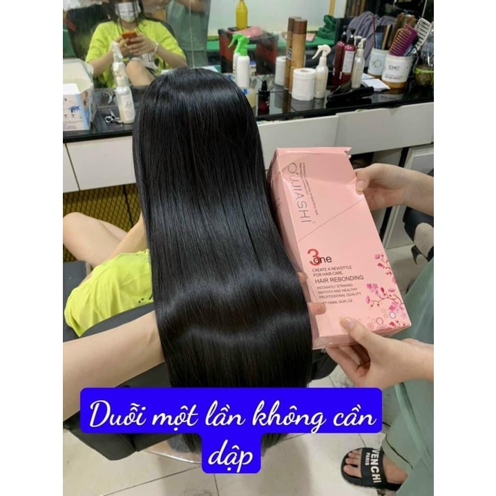 Kem Duỗi Ép Tóc Hoa Anh Đào 1 Lần Không Cần Dùng Dập Định Hình Lần 2