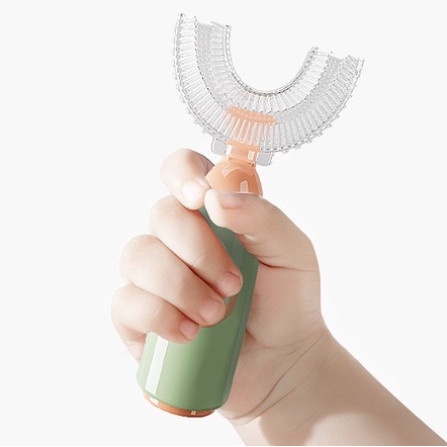 Bàn Chải Chữ U Cán Cầm Hình Tên Lửa Cho Bé[HÀNG CAO CẤP]