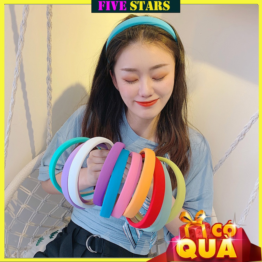 Băng Đô Cài Tóc Trơn Một Màu