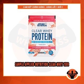 Combo 3 gói applied nutrition clear whey protein gói thử sample 30gr tăng cơ nhanh clear whey protein