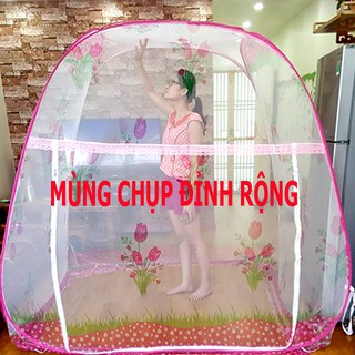 Mùng chụp tự bung đỉnh rộng (1.6mx2m, 1.8mx2m, 2mx2m) loại 1