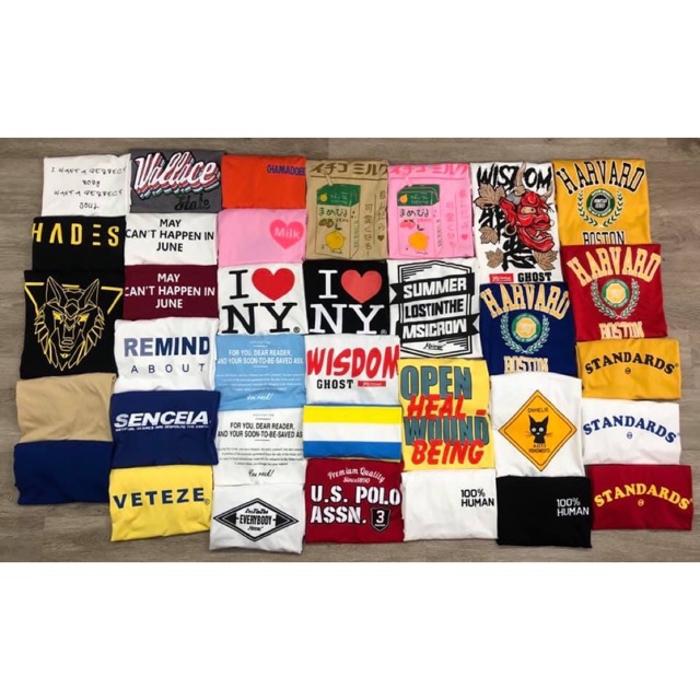 Combo sỉ 5 áo smiling