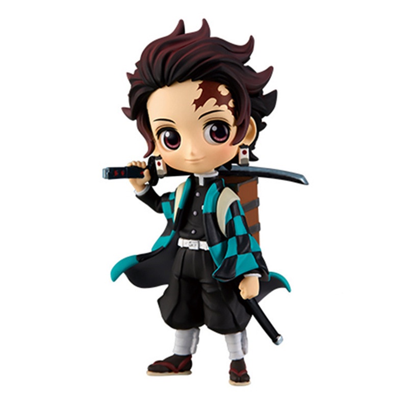 Mô hình 7 nhân vật Kimetsu No Yaiba Thanh gươm diệt quỷ cứu nhân Tanjiro Nezuko Zenitsu Inosuke Shinobu Giyuu Rengoku