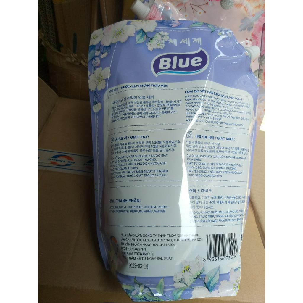 Nước Giặt Xả Hàn Quốc Blue 2100ml
