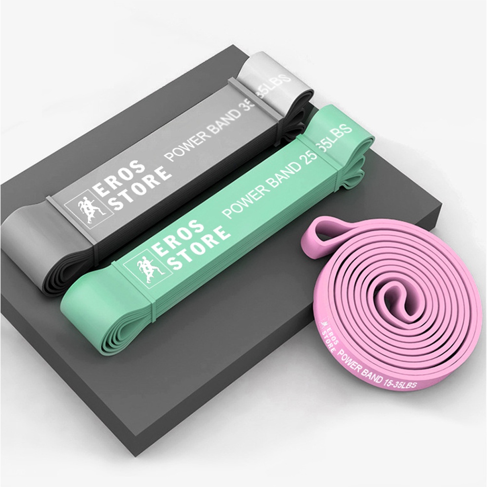 Dây Kháng Lực Tập Gym Nữ Power Band Hỗ Trợ Tập Luyện, Hỗ Trợ Lên Xà Chính Hãng Eros