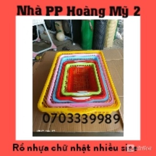 Rổ chữ nhật nhựa Châu Hưng, Duy Tân