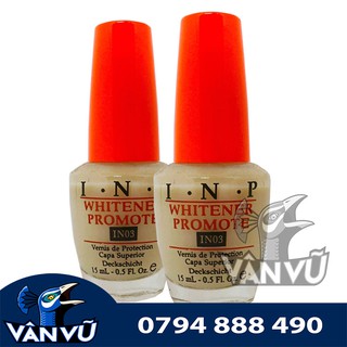 Sơn Dưỡng Trắng Móng Tay INP 15ml Cao Cấp, Dưỡng Móng Chắc Khỏe, Chống Vàng Móng