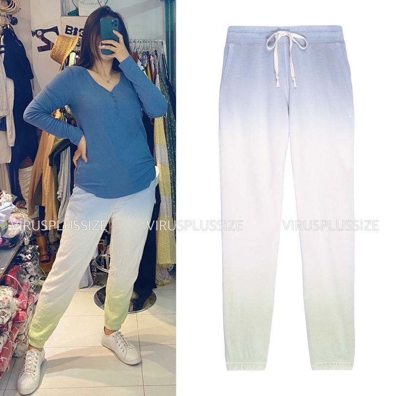quần jogger/ống suông bigsize Cotton French Terry Sweatpants