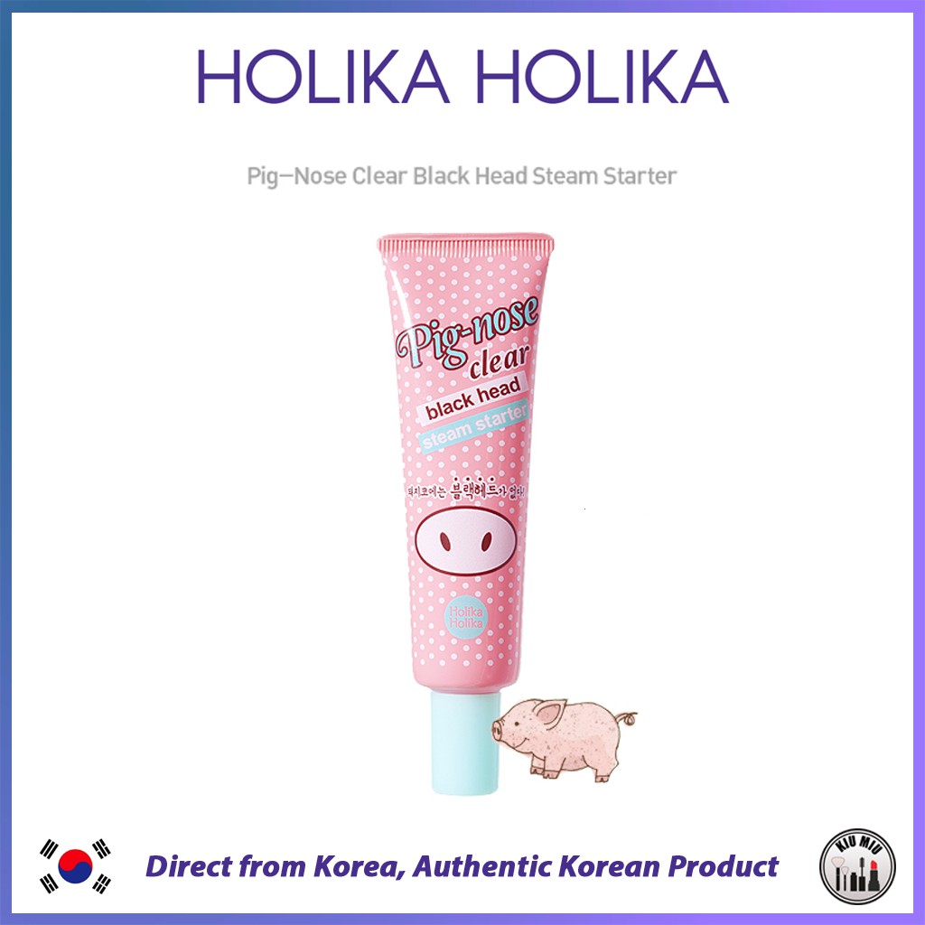 HOLIKA HOLIKA Pig- nose clear black head steam starter 30ml *ORIGINAL KOREA*