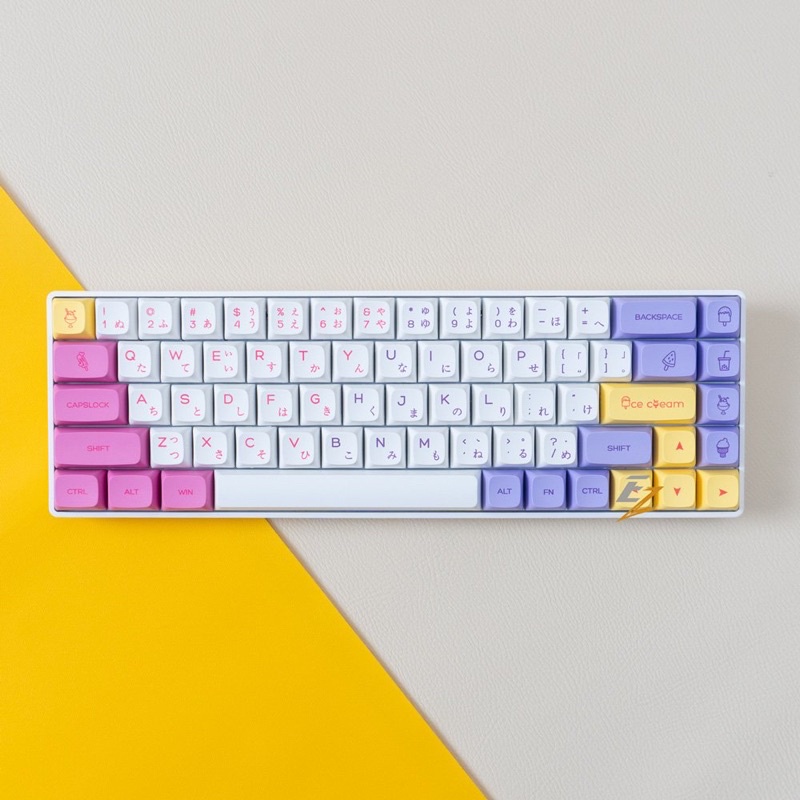 Set Keycap XDA Icream 139 nút cho bàn phím cơ