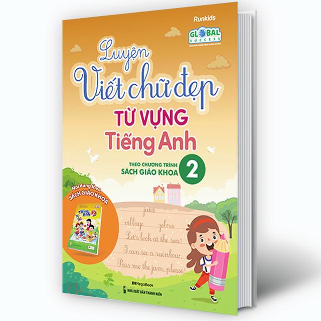 Sách - Combo Luyện viết chữ đẹp từ vựng tiếng Anh - theo chương trình Sách giáo khoa 1 2 3