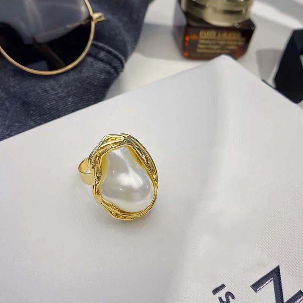 Nhẫn Hở VANES1 Bằng Hợp Kim Lấp Lánh Thời Trang Cho Nữ